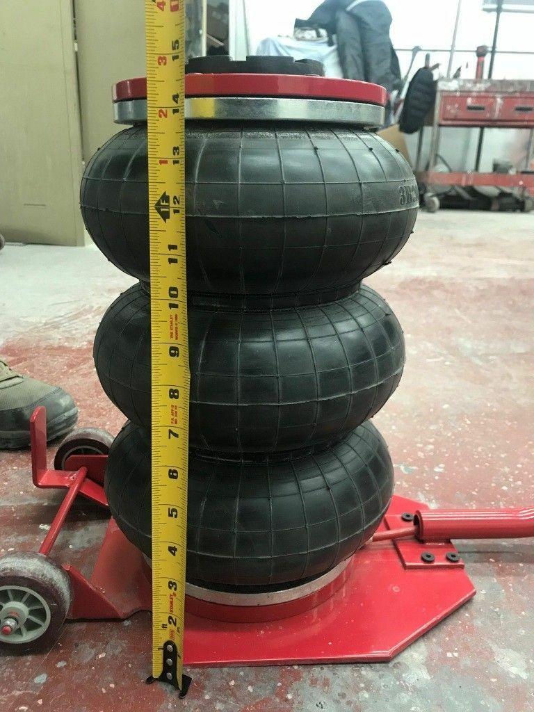 Auto shop Tire Shop 2 pcs Triple Bag Go Air Jacks 6600 LBS Lift Heavy Jack