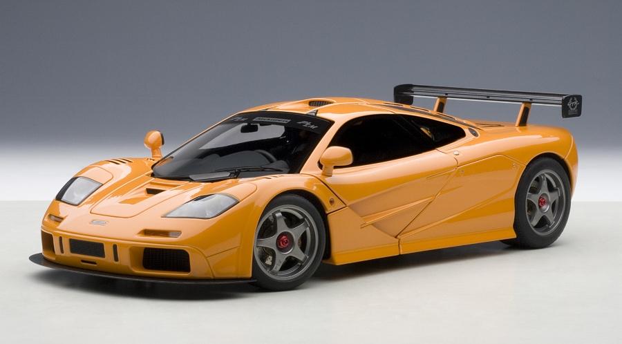 McLaren F1 Limited Edition in Historic OranModel Car by AUTOart in 1:18 Scale