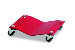 Set of (4) Merrick Machine HD Steel Auto Dolly 8" W Steel w Casters M998046