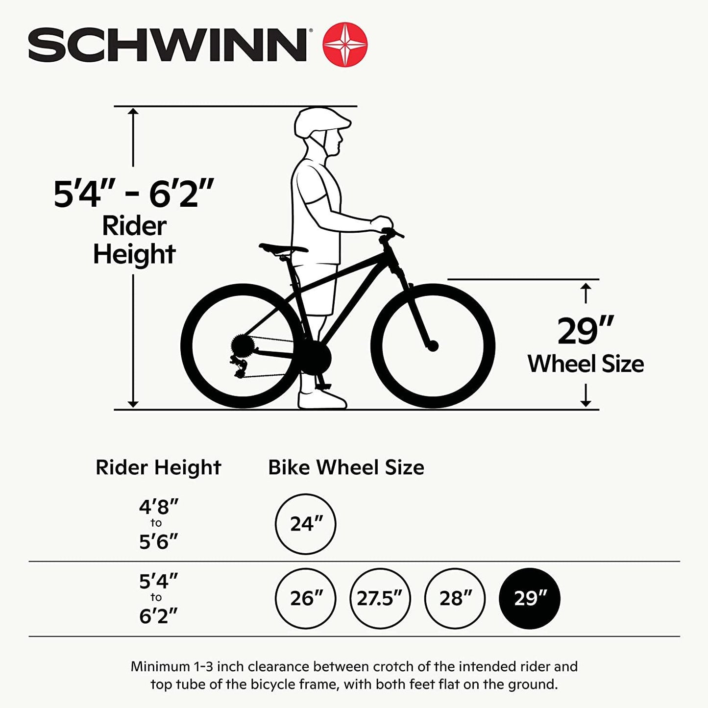 Schwinn High Timber ALX Youth/Adult Mountain Bike, Aluminum Frame and Disc Brakes, 29-Inch Wheels, 21-Speed, Black