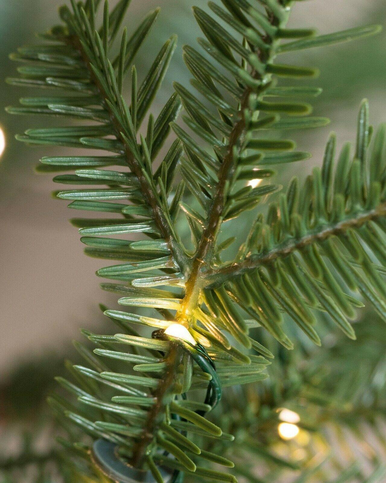 Balsam Hill Alpine Balsam Fir Tree Clear LED Fairy Lights Christmas Decor