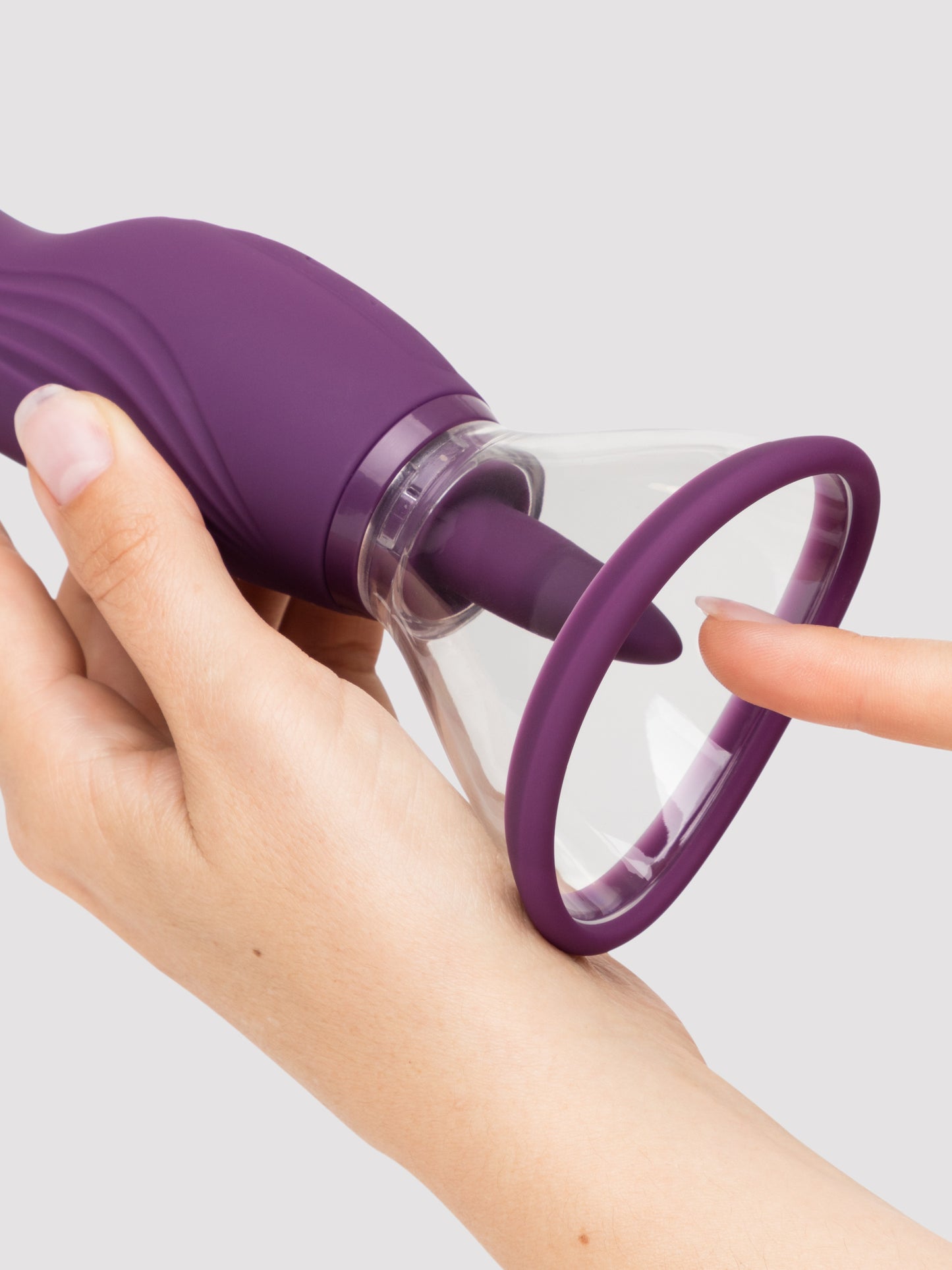 Lovehoney Lick Me Vibrating Pussy Pump and Tongue Vibrator, Purple