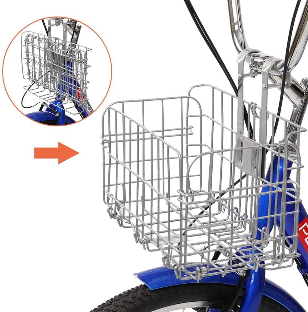 PEXMOR Adult Tricycle 7 Speed 3 Wheel Trike Bike Cruiser with 26" Big Wheels LarFront and Rear Basket Hold Vegetables Fruits for Recreation, Shopping, Picnics Exercise Men's Women's Bike