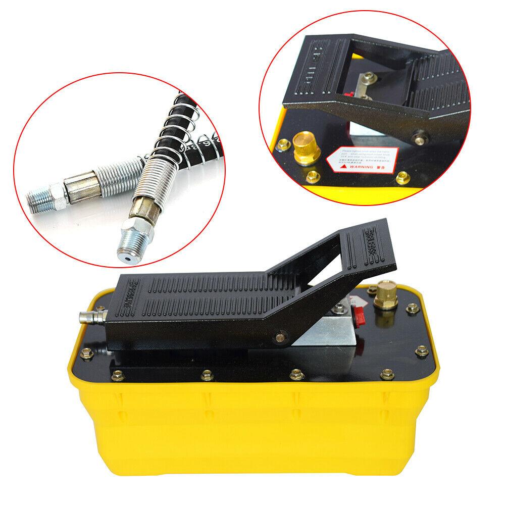 3 Pedal Air Hydraulic Foot Pedal Pump+10000PSI Auto Body Frame Machines+Air Hose