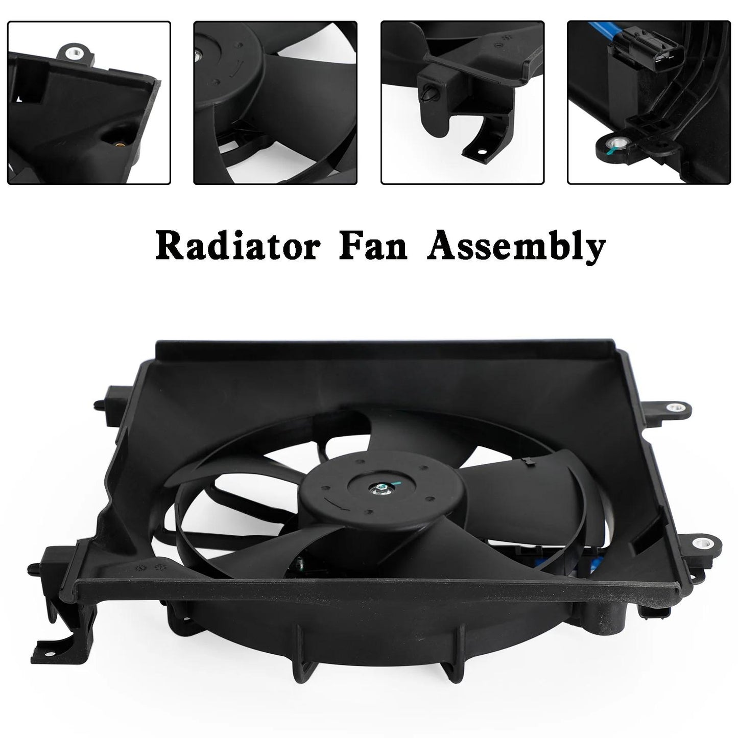 2012 Honda Civic GX, Si HFP Left+Right Radiator Cooling Fan 19030RSJE01 HO3115158 19030R1AA01 38616R1AA01 38615-RZA-A02 Generic