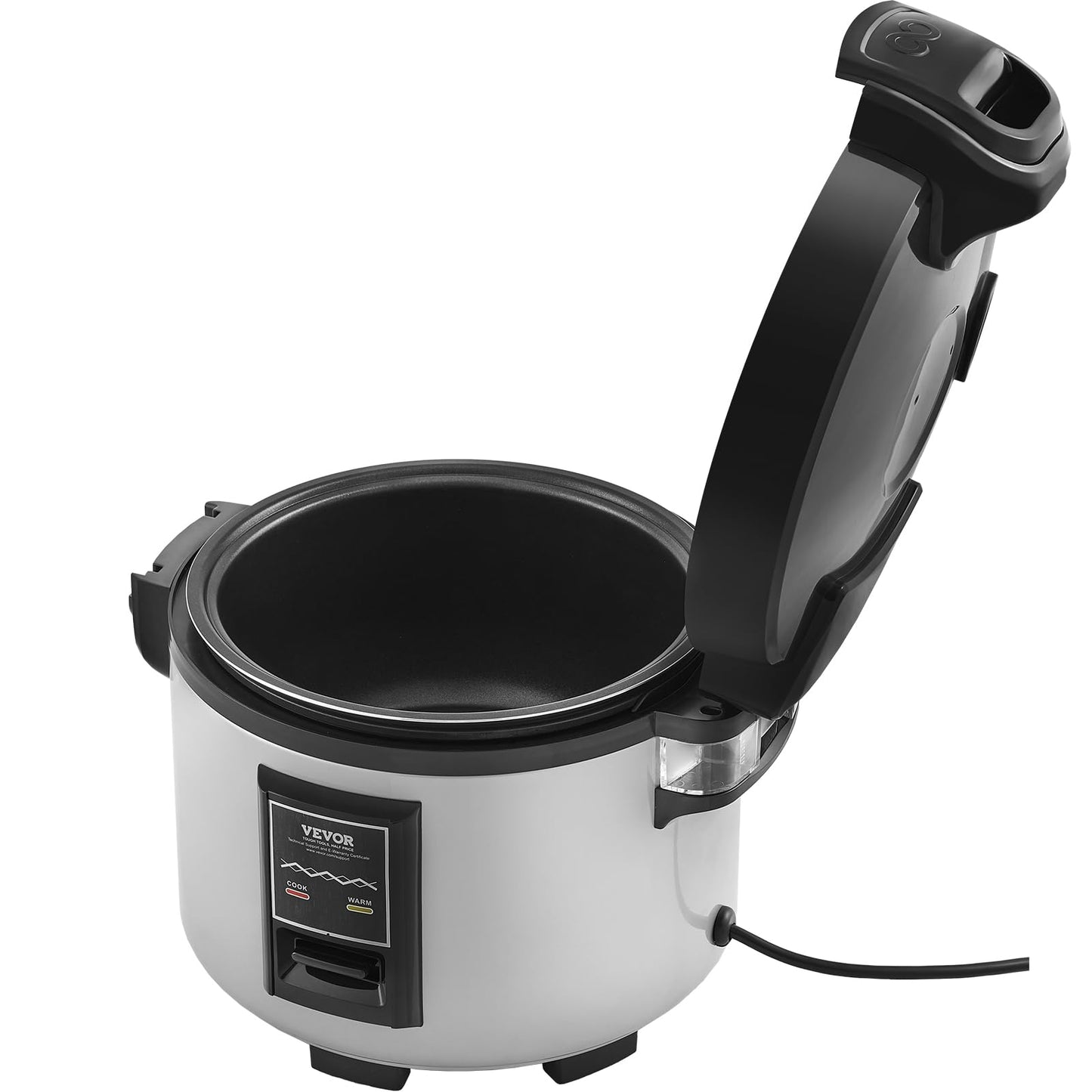 Commercial Rice Cooker, 70-Cup Rice Cooker, 15.85 Qt / 15 Liter LarRice Cooker and Warmer with Nonstick Inner Pot, Fast Cooand 12-Hour Keep Warm, with Rice Cup and Paddle, for Restaurant