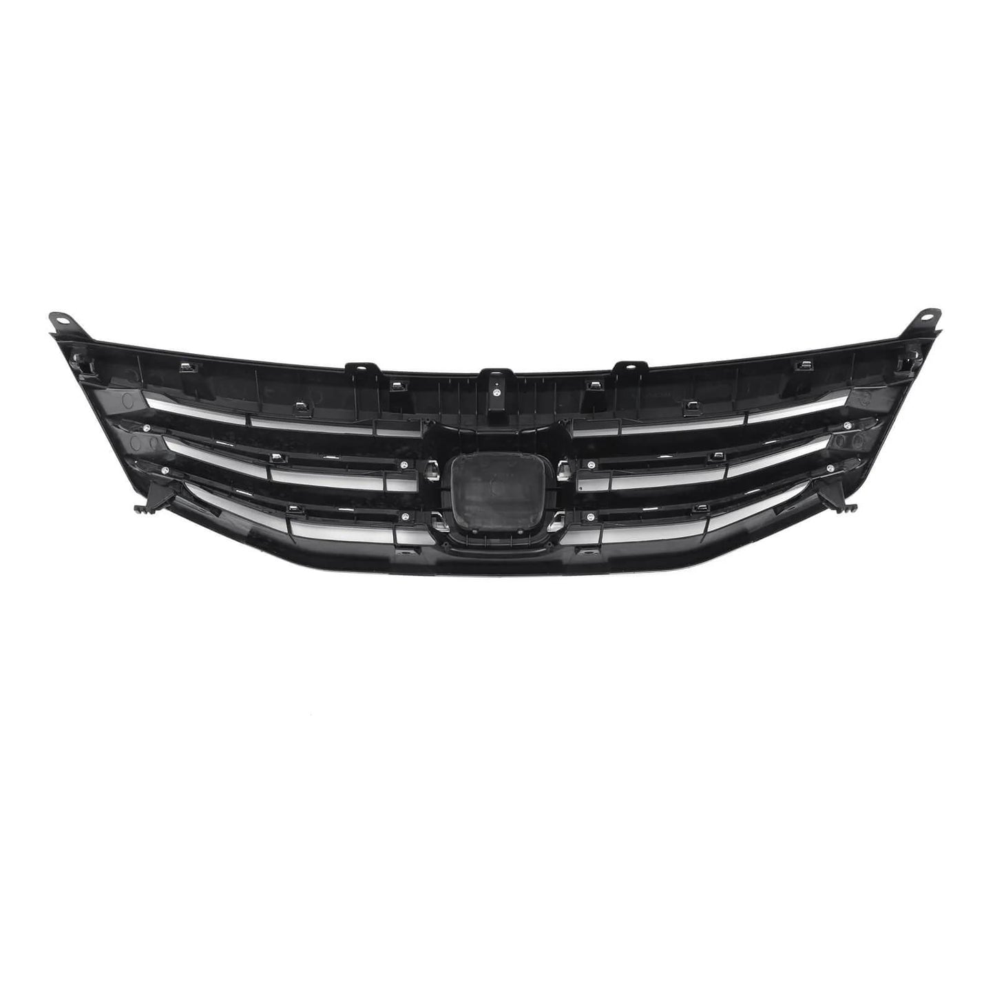 2011-2012 Honda Accord 4 Door Models Upper Bumper Hood Black Chrome Front Grille Generic