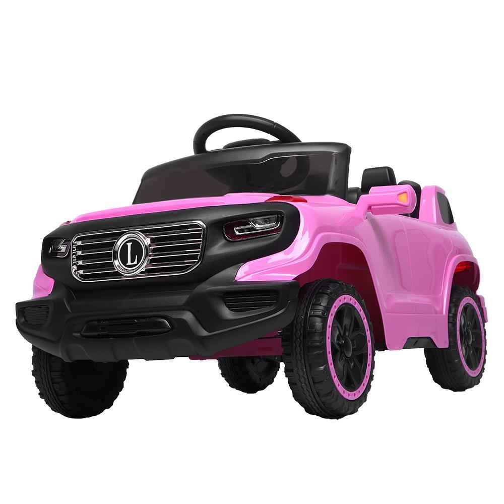 Ktaxon Kids Ride On Car 6V Battery Powered w/ LED Lights, 3 Speed, Remote Control