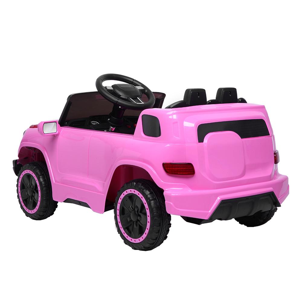Ktaxon Kids Ride On Car 6V Battery Powered w/ LED Lights, 3 Speed, Remote Control