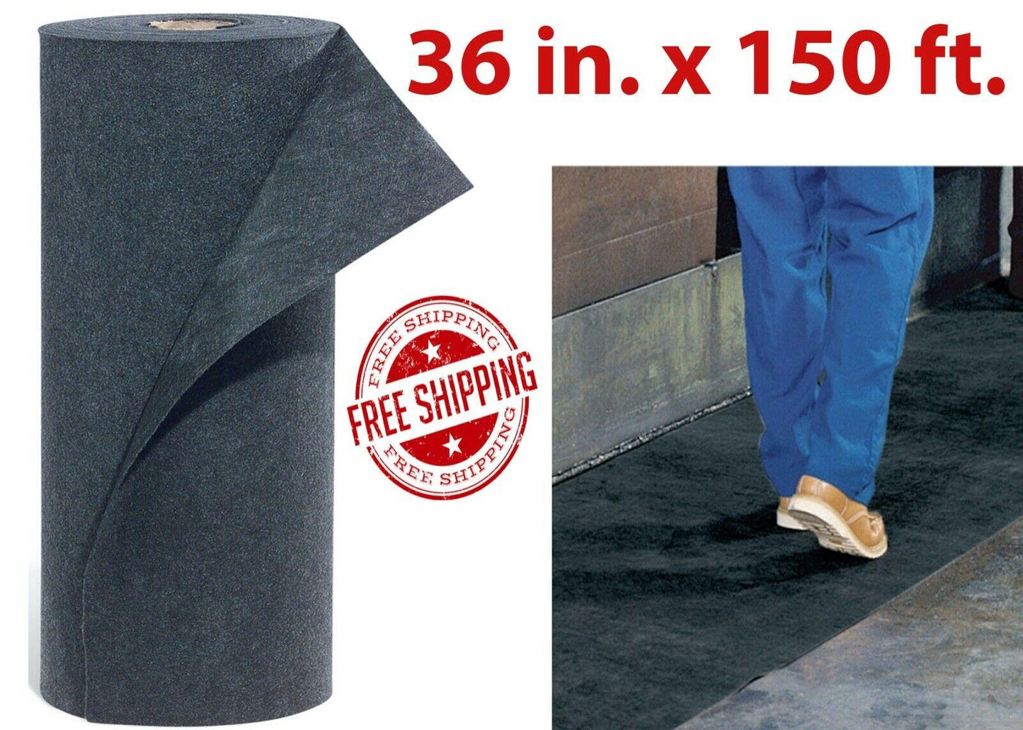 Pig TRAFFIC MAT Rug - 36 in. x 150 ft. -  NEW! ! PIG 25450