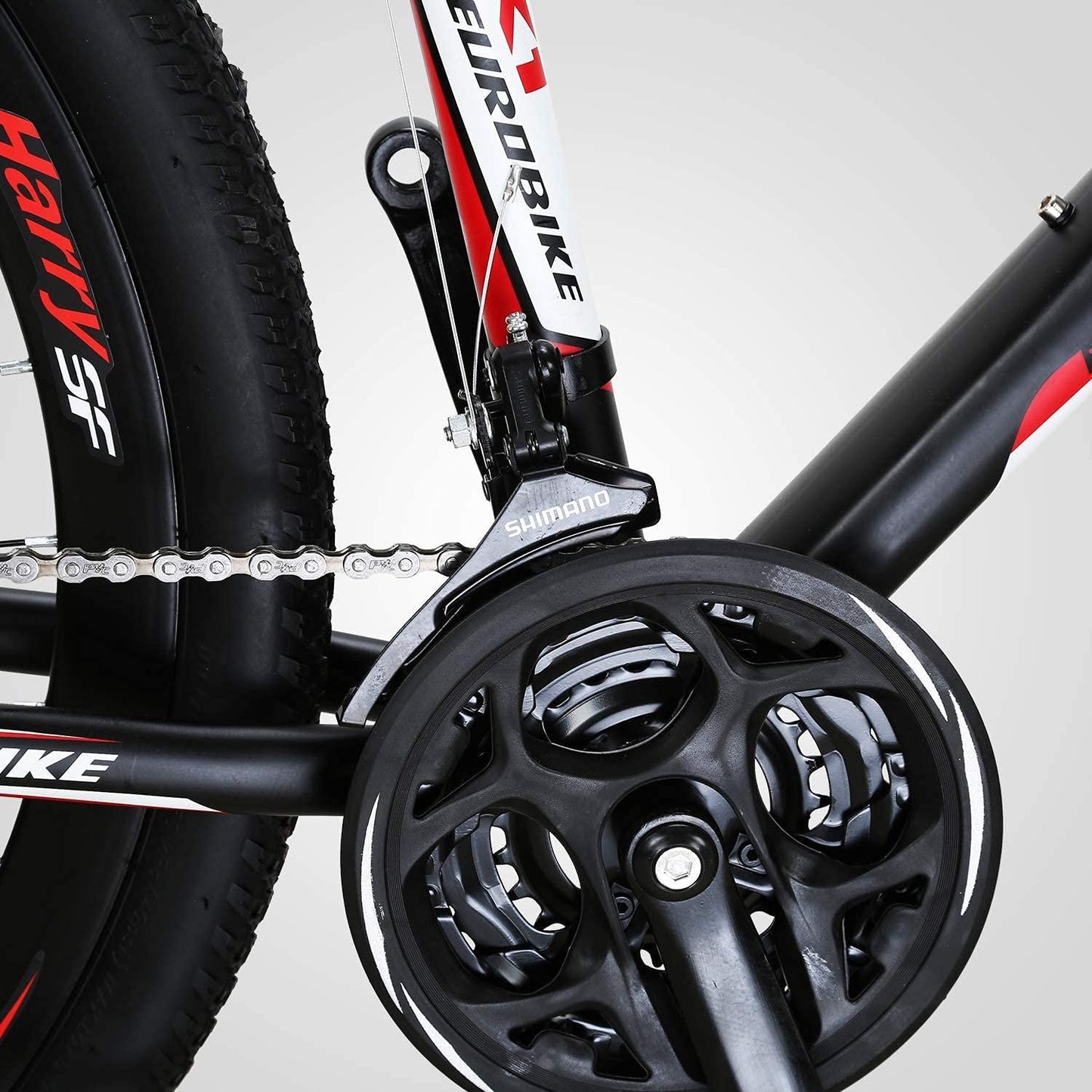 YH-X1 Mountain Bike 21 Speed 27.5 Inch Wheels Dual Disc Brakes for Mens Front Suspension Bicycle