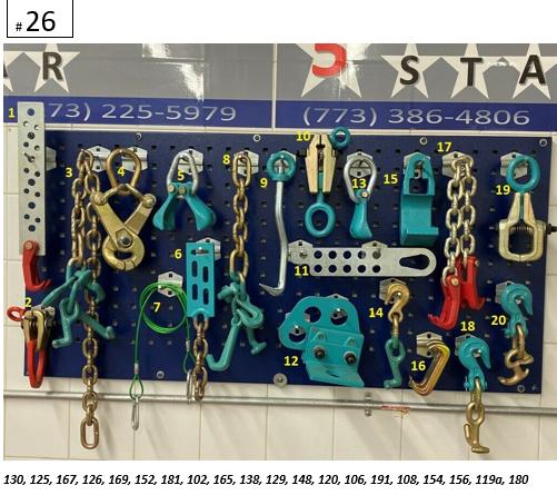 SET#26 - 20 PIECE AUTO BODY FRAME MACHINE HEAVY DUTY 20 PIECE TOOL AND CLAMP