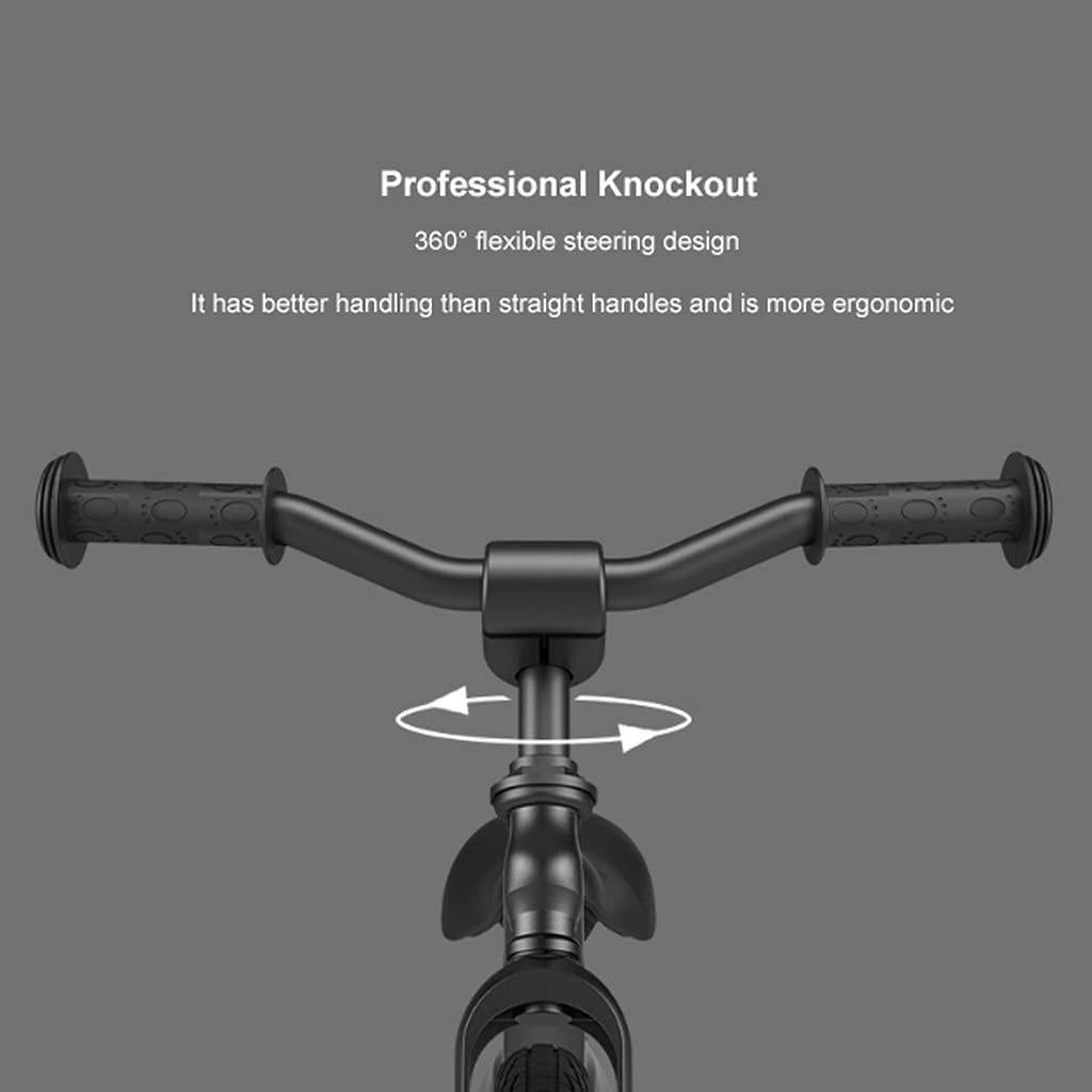 JLFSDB Kids Bike BMX Bike for Kids Boys Girls Bicycle 12 inch Childrens  Bike Magnesium Alloy No Pedal Toddler Bike for 2-8 Years Old Boys and Girls (Color : Black)