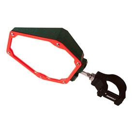 Industries UTV Series Side Mirror Set with Clamps 2" Black/Red for Can-Am 800R DPS 2014-2017