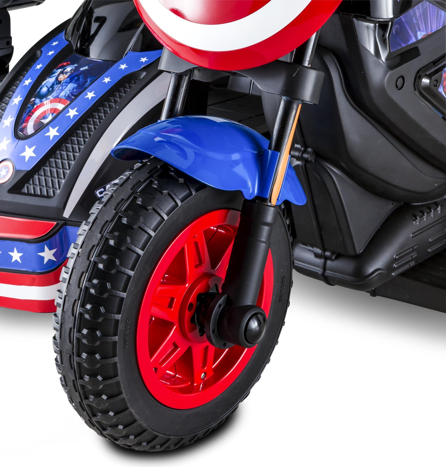 Marvel's Captain America Motorcycle with Sir Ride-On Toy by Kid Trax