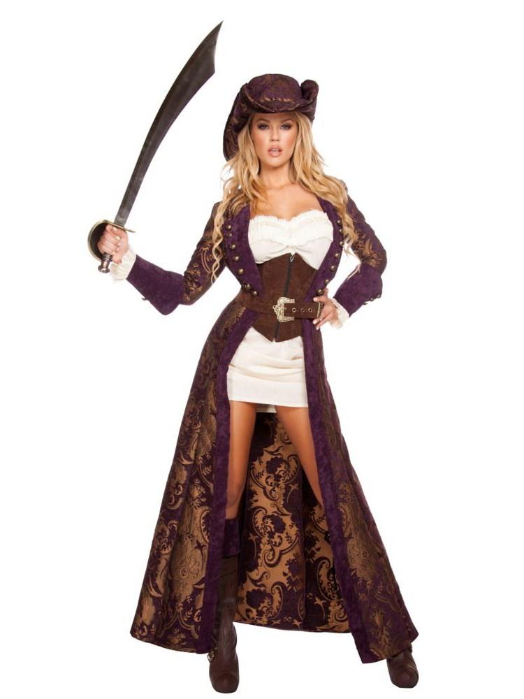 Women's Sexy Decadent Pirate Diva Costum