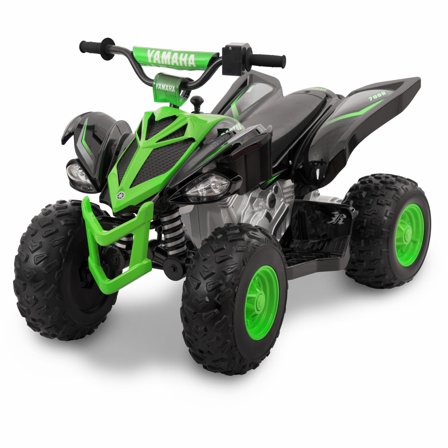12 Volt Yamaha Raptor Battery Powered Ride-on Black/Green - Custom Graphic !