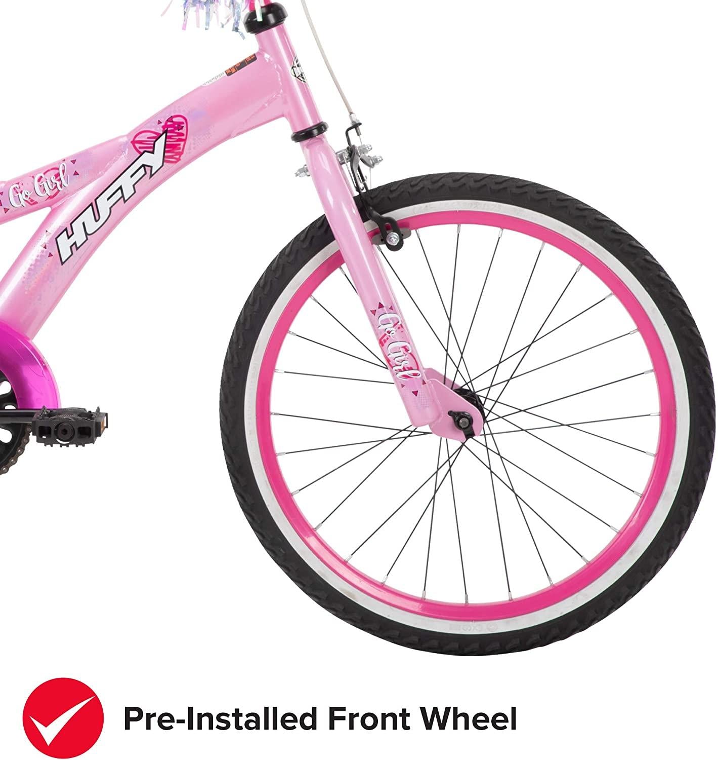 Huffy Kids Bike Go Girl &amp; Ignyte 20 inch,  Connect or Regular Assembly, Kickstand Included