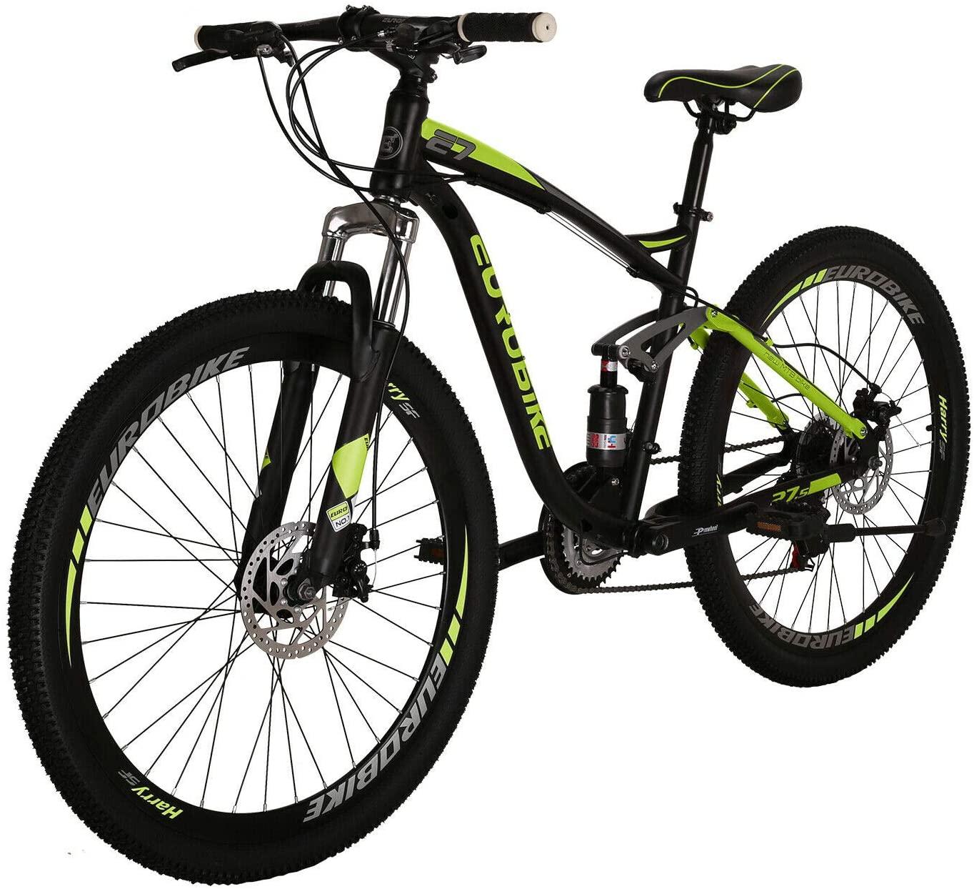 Mountain Bikes Men 27.5 Adult 18 inch Frame (Yellow)