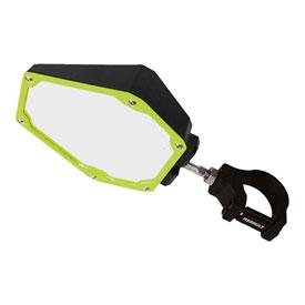 Industries UTV Series Side Mirror Set with Clamps 2" Black/Lime for Can-Am 1000 XT-P 2014-2017