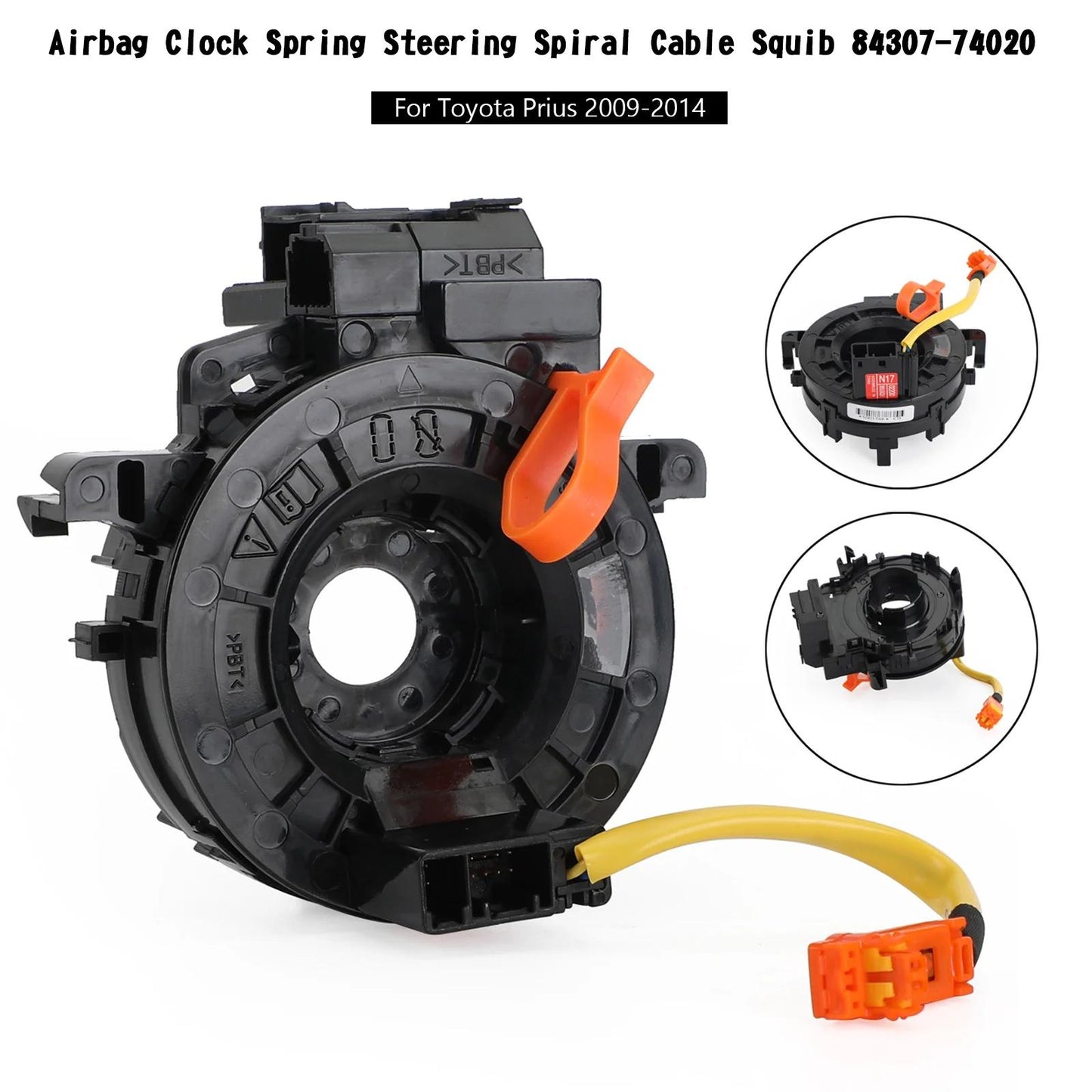 2009-2014 Toyota Prius 89245-0D020 Airbag Clock Spring Spiral Cable Squib 84307-74020 Generic