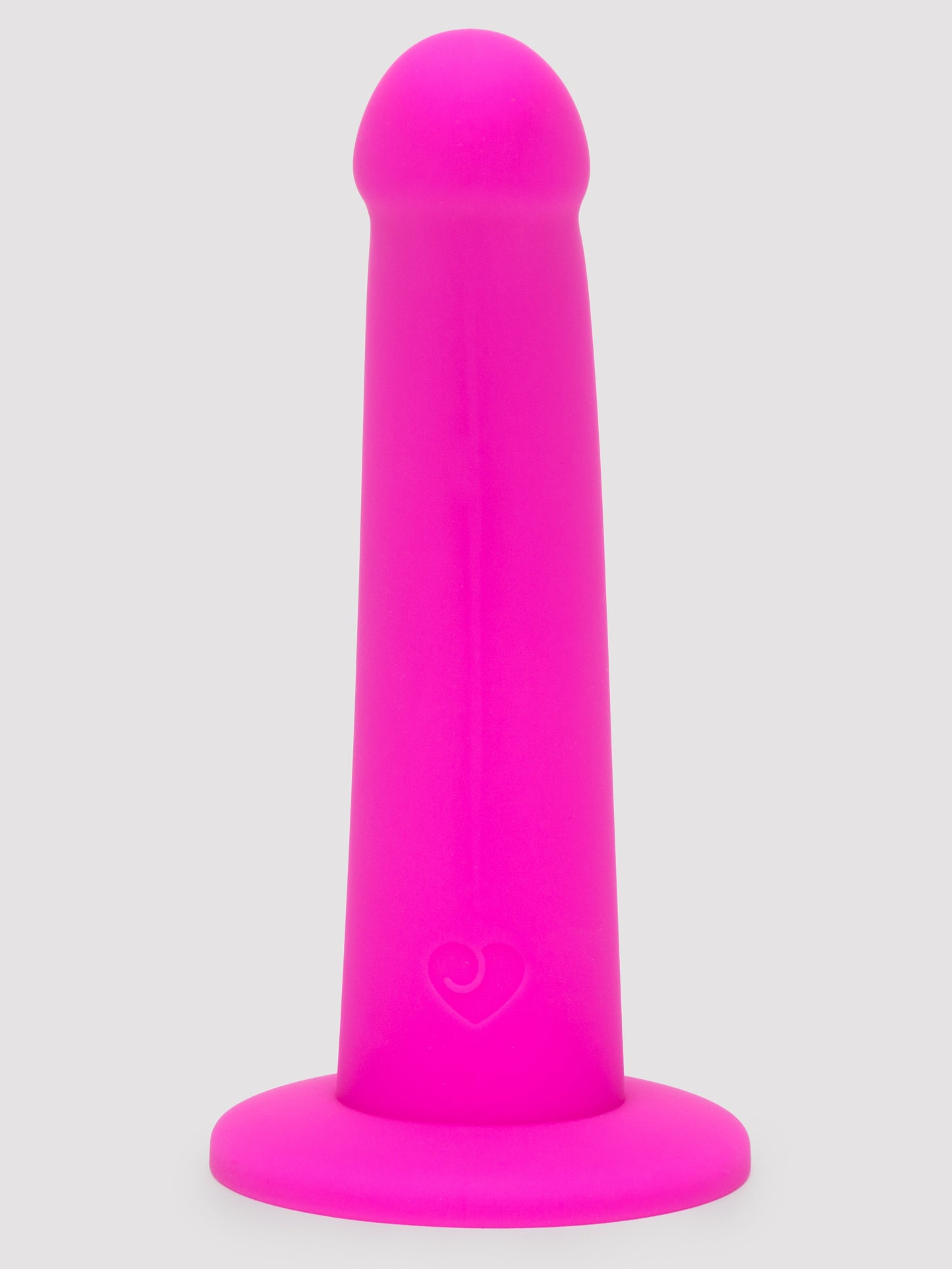 Lovehoney Curved Silicone Suction Cup Dildo 6 Inch, Pink