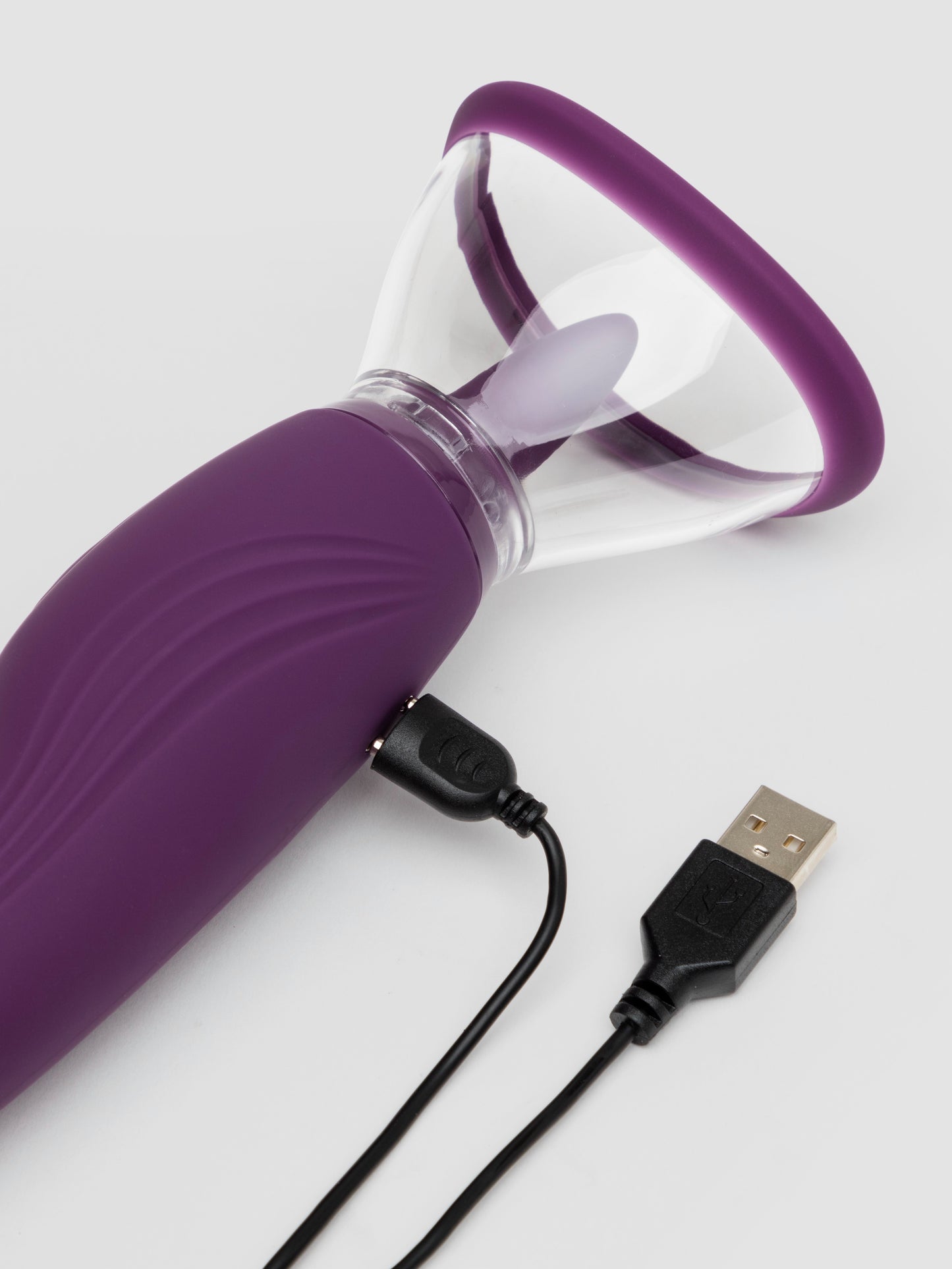 Lovehoney Lick Me Vibrating Pussy Pump and Tongue Vibrator, Purple