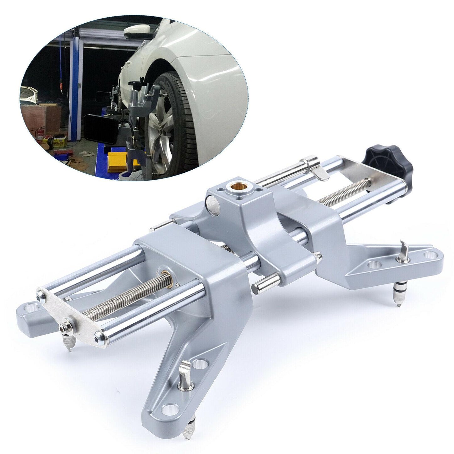 11-25" Car Wheel Alignment Tool 3D Four Wheel Positioner High Quality Metal US