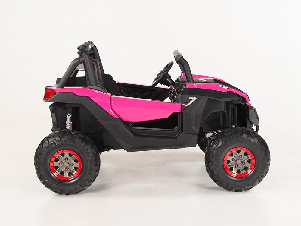 KIDS VIP 2 Seater Sport Edition 4X4 12V By / UTV Style Kids Electric Ride On Car with Leather Seat, Rubber Wheels, Music, Bluetooth, RC