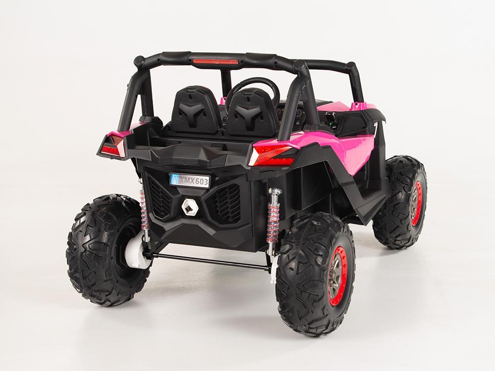 KIDS VIP 2 Seater Sport Edition 4X4 12V By / UTV Style Kids Electric Ride On Car with Leather Seat, Rubber Wheels, Music, Bluetooth, RC