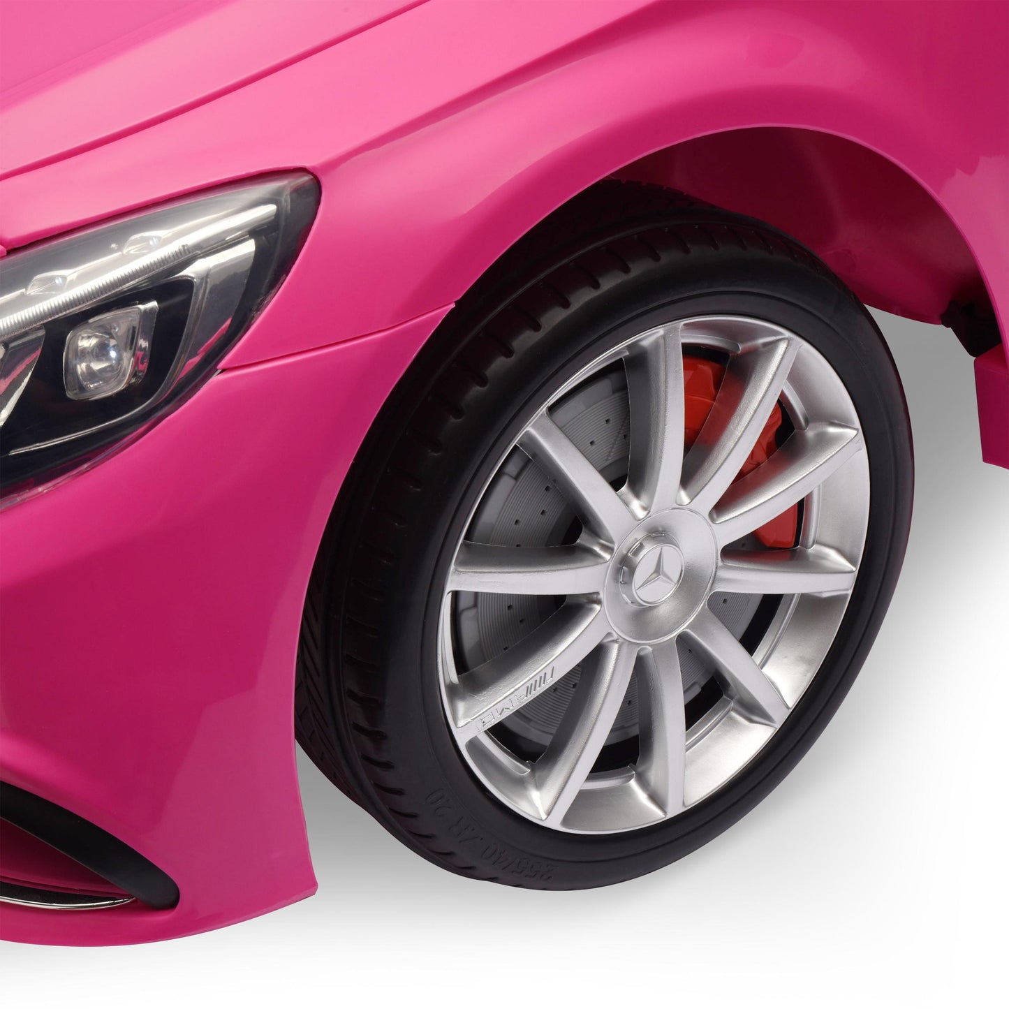 Kids 12V Licensed Mercedes-Benz S63 Coupe Ride On Car, w/ Parent Remote Control, AUX Function, 3 Speeds - Pink