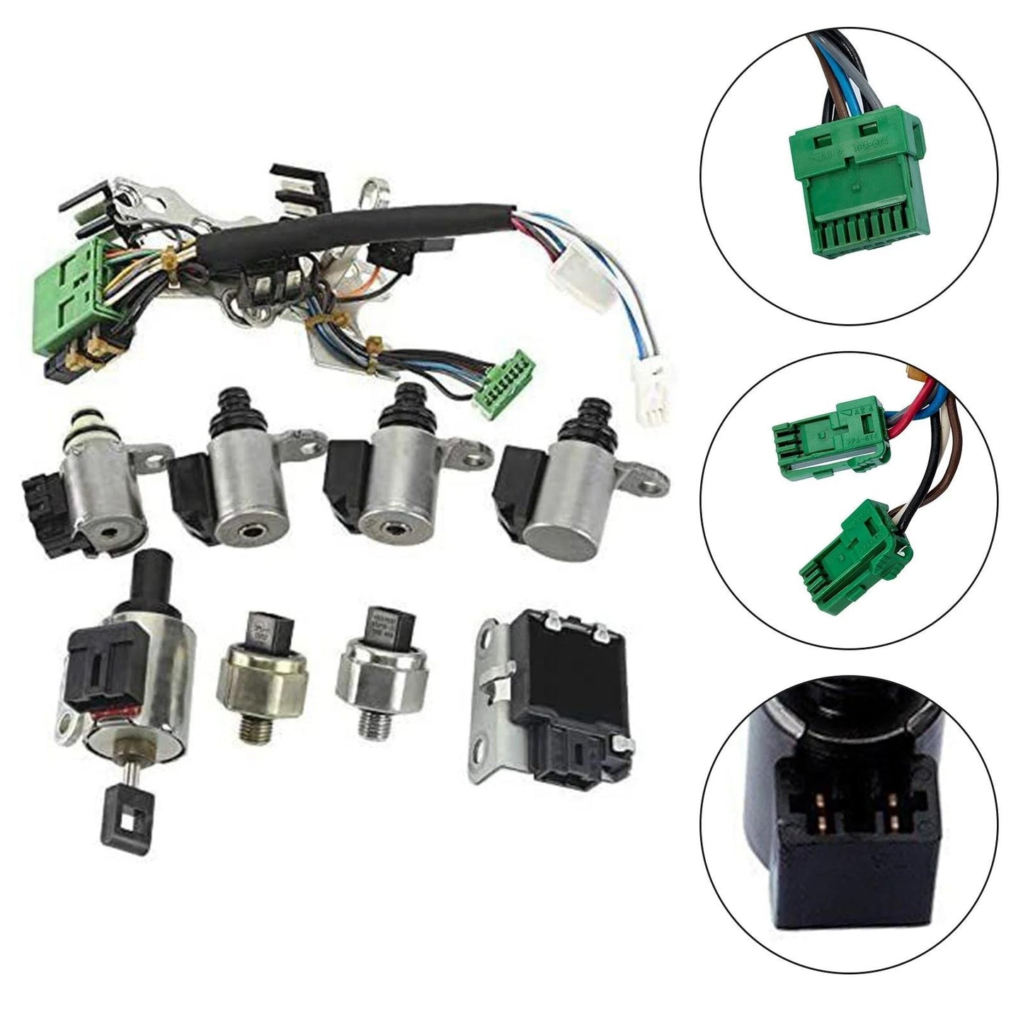 2009-2012 Nissan Altima L4 2.5L QR25DE Engine CVT Transmission Solenoid Valve Kit 33446-JF011 203452A 33435J Generic