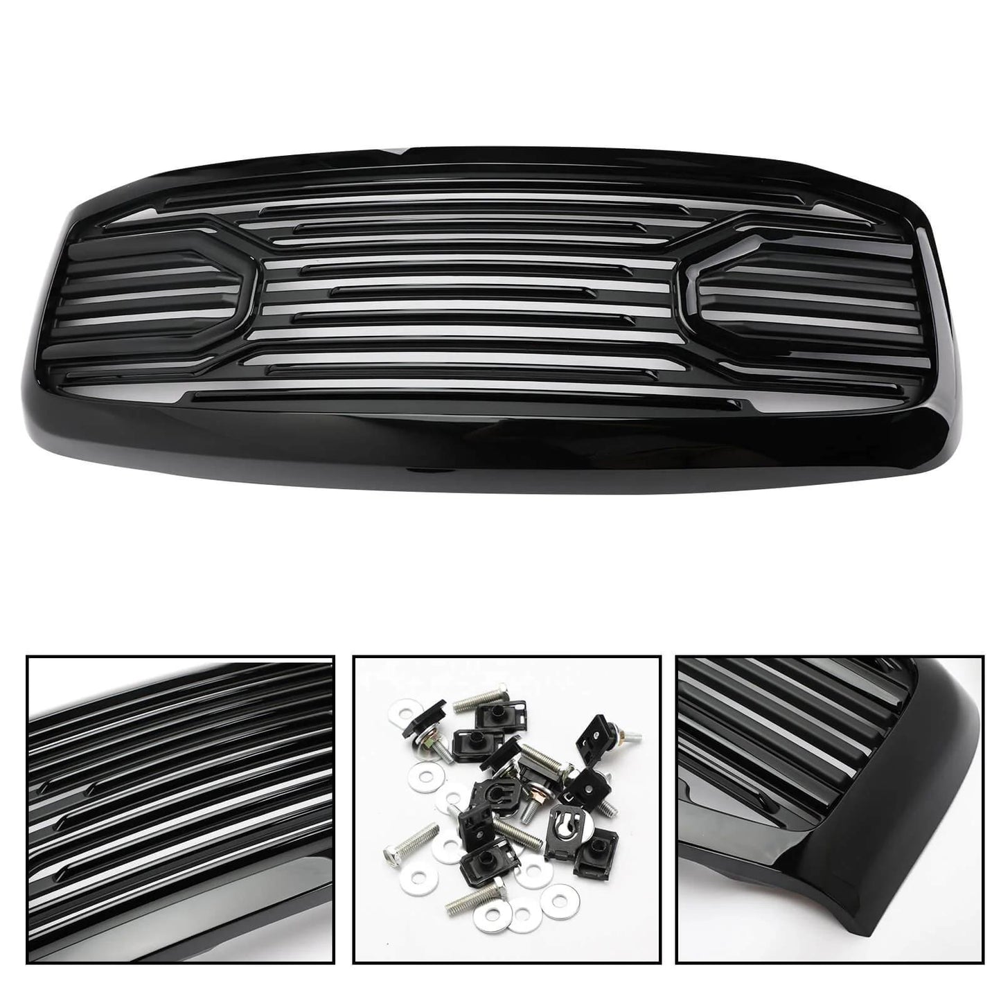 2006-2008 Dodge RAM 1500 2500/ 3500 Big Horn Grille Mesh Front Grill Shell Replacement Generic
