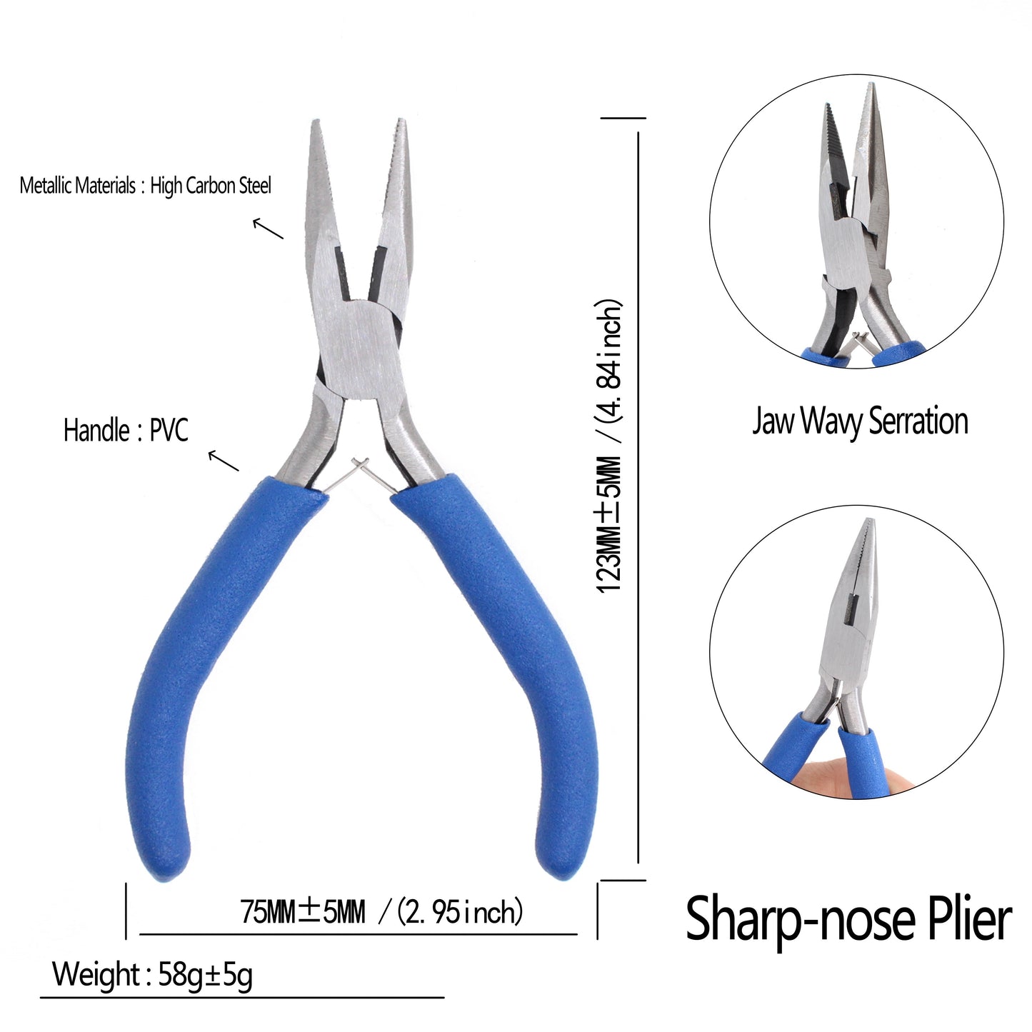 5-inch Industrial Grade Mini Pliers Set - Perfect for DIY Jewelry Repair &  Crafting!