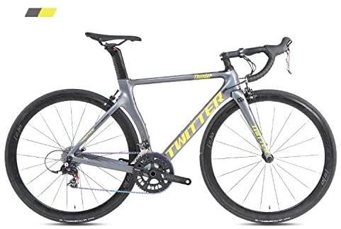 Twitter Thunder 700C 22 Speed Ultra Lightweight  Carbon Fiber Road Racing Bike Bicycle New