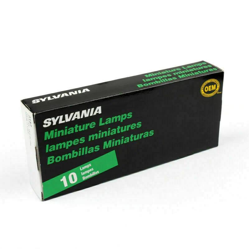 10pcs Sylvania For OSRAM 2473MFX6 12V 1.2W BX8.4d Miniature Lamps Signal Bulbs Generic