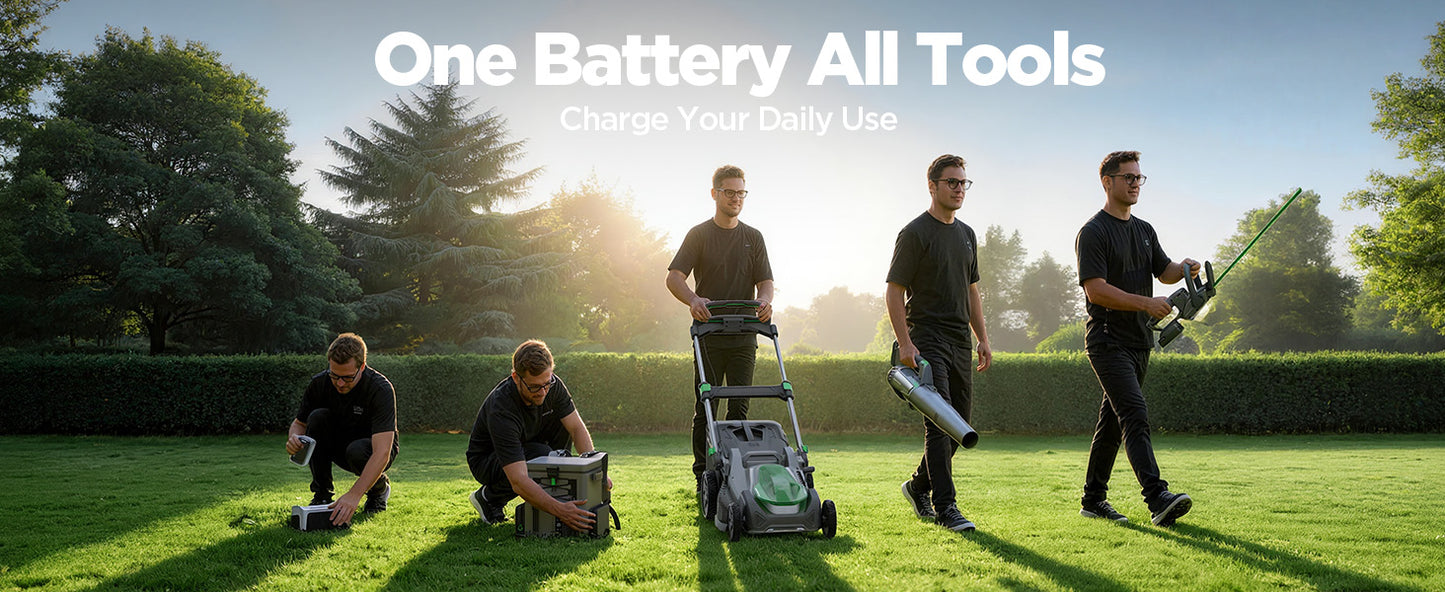 21" Cordless Lawn Mower, 40V Electric Mower with 2×8.0Ah Batteries &amp; Charger, 8-Position Height Adjustment, 60L Grass Bag, 3-in-1 Mulching, Bagging &amp; Rear Discharfor Medium, LarYards