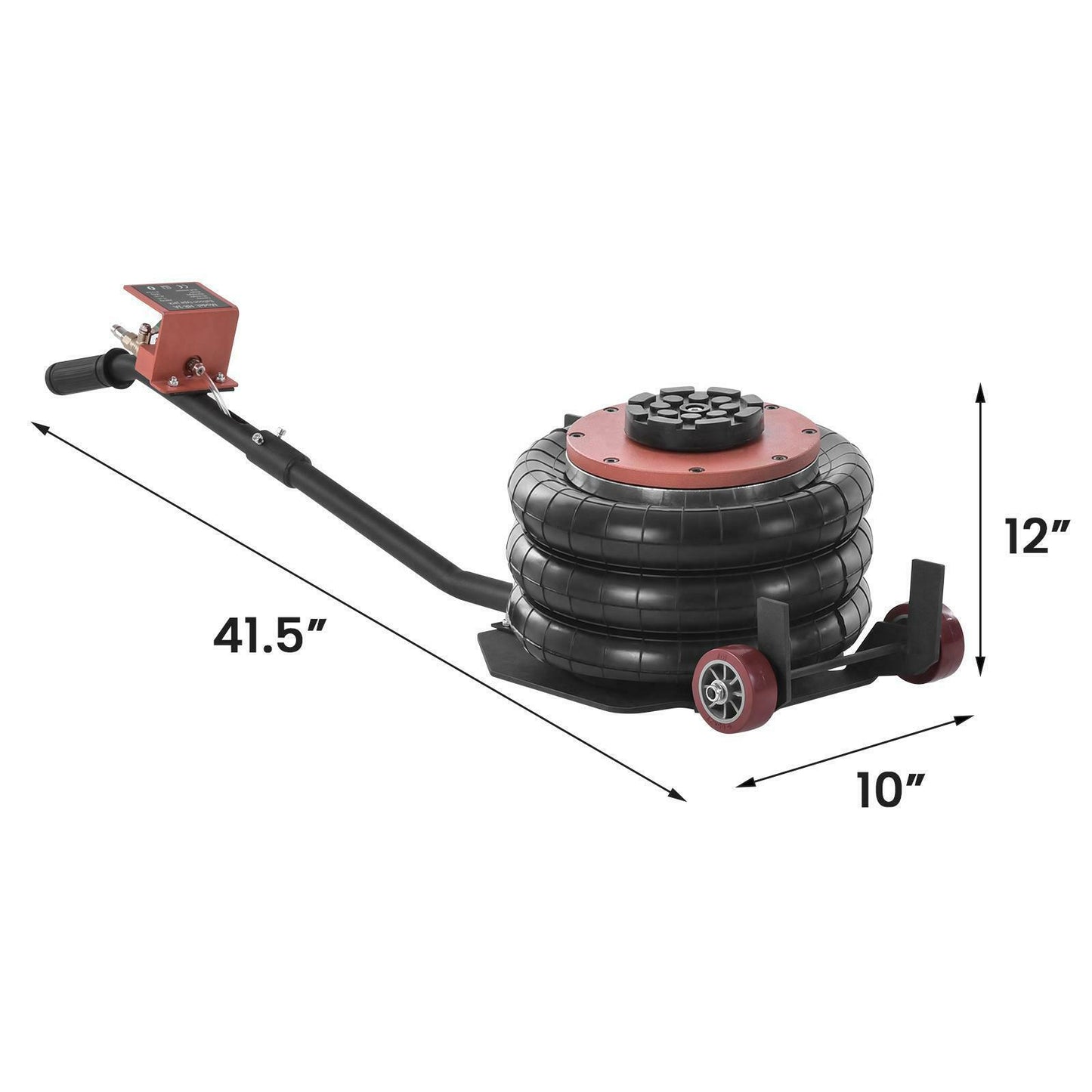 Triple Bag Air Jack Pneumatic Jack 6600LBS Car  Lift 3 Ton Compressed Air