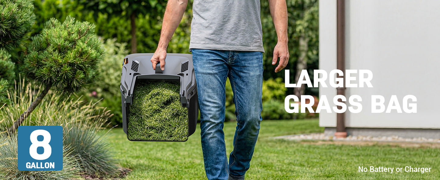 Cordless Electric Lawn Mower 16" Compatible with  18V Battery, 2-in-1 Brushless Push Mower with 5-Position Height Adjustment, Lightweight for Small Yards (Tool Only)