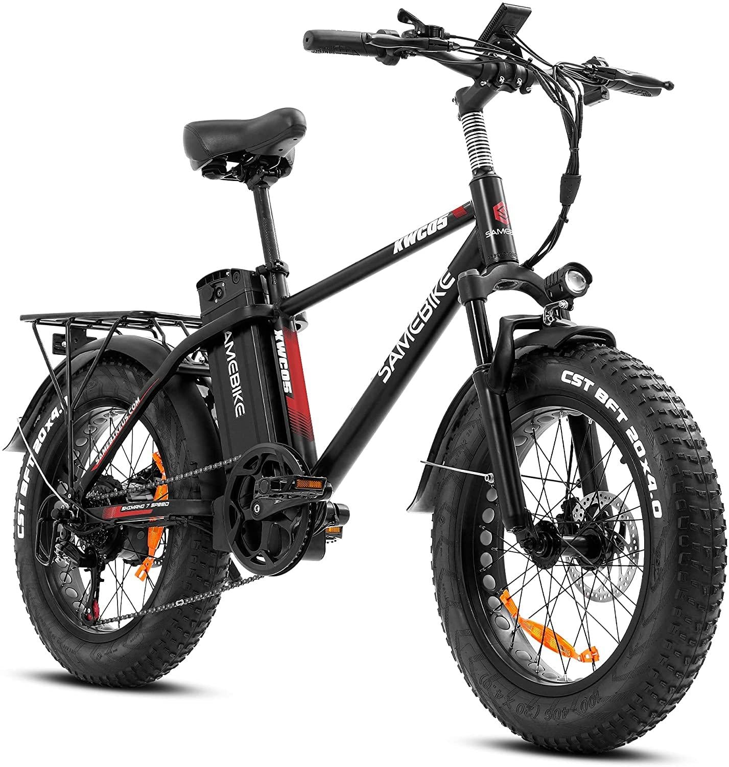 750W Electric Mountain Bike 25Mph 4 inich Fat Tire Electric Bike for Adult, 48V 13Ah Removable Battery Electric Bicycles LCD Display with USB