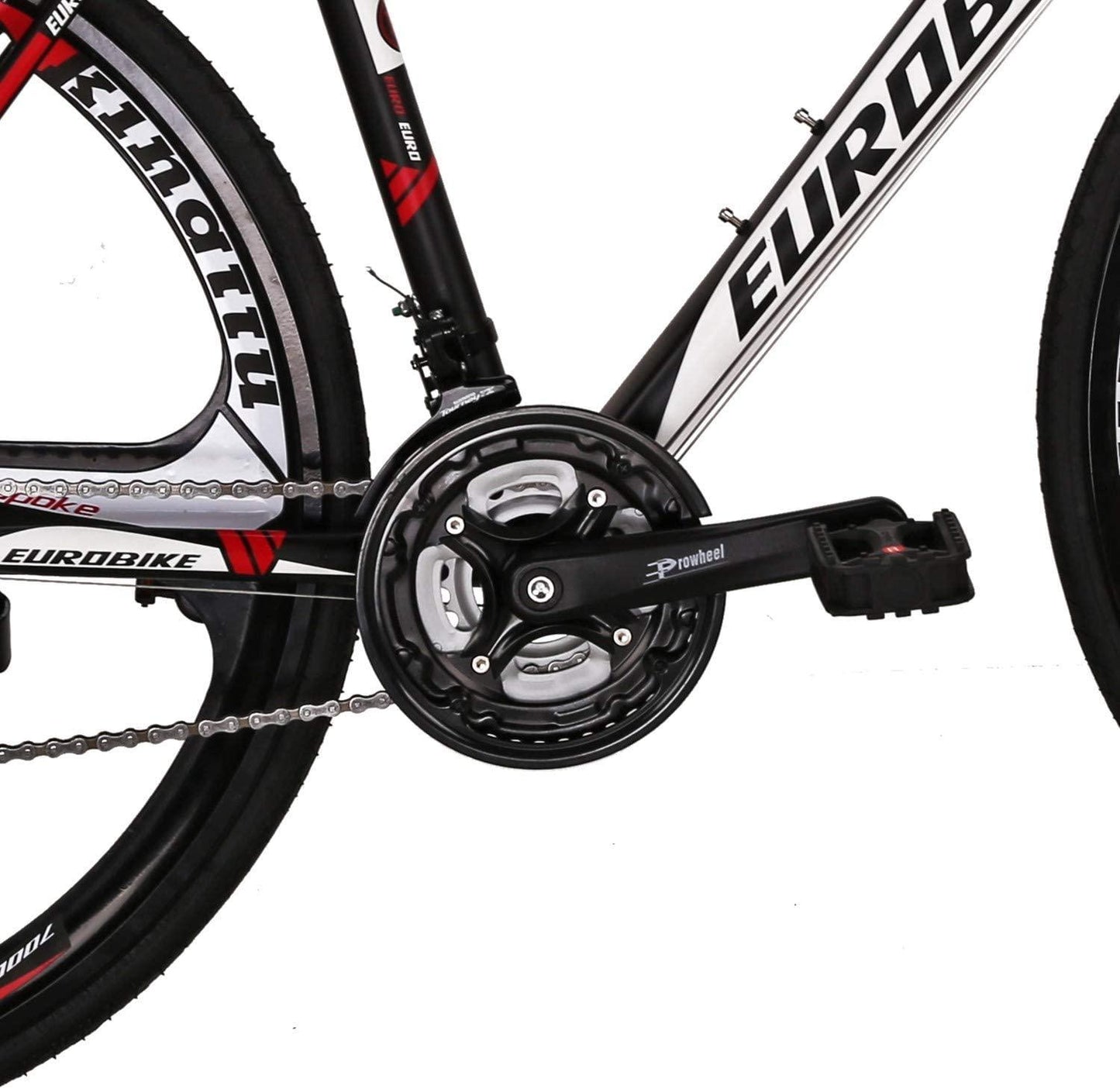 Eurobike Road Bikes XC550 700C Dual Disc Brake 21_speeds 3_Spokes Wheels Road Bicycle