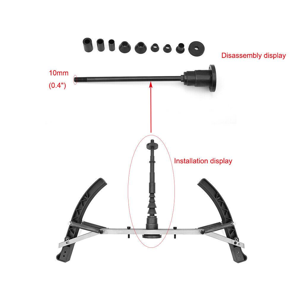 36mm Shaft Black Motorcycle Adapters for Wheel r Machine Package