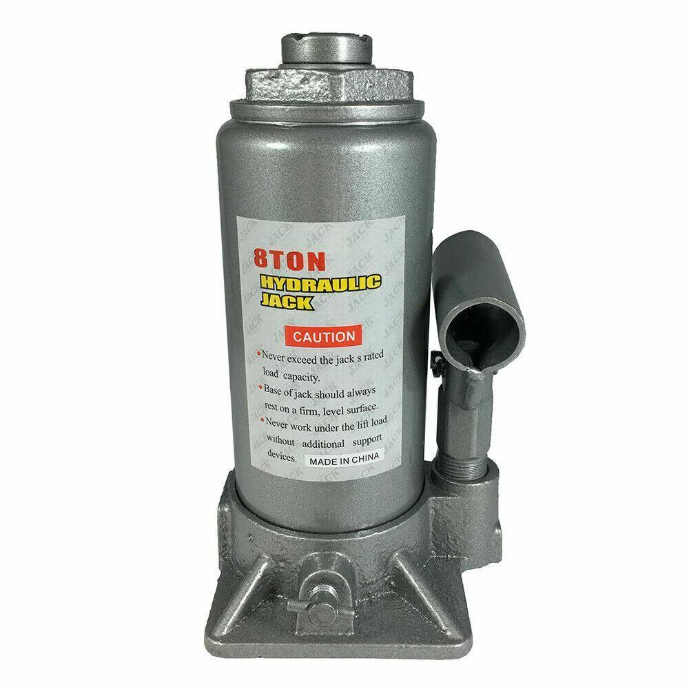 8 Ton Heavy Duty Hydraulic Bottle Jack Auto Truck Caravan Tractors Lift Port