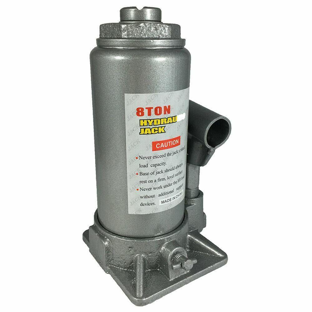 8 Ton Heavy Duty Hydraulic Bottle Jack Auto Truck Caravan Tractors Lift Port