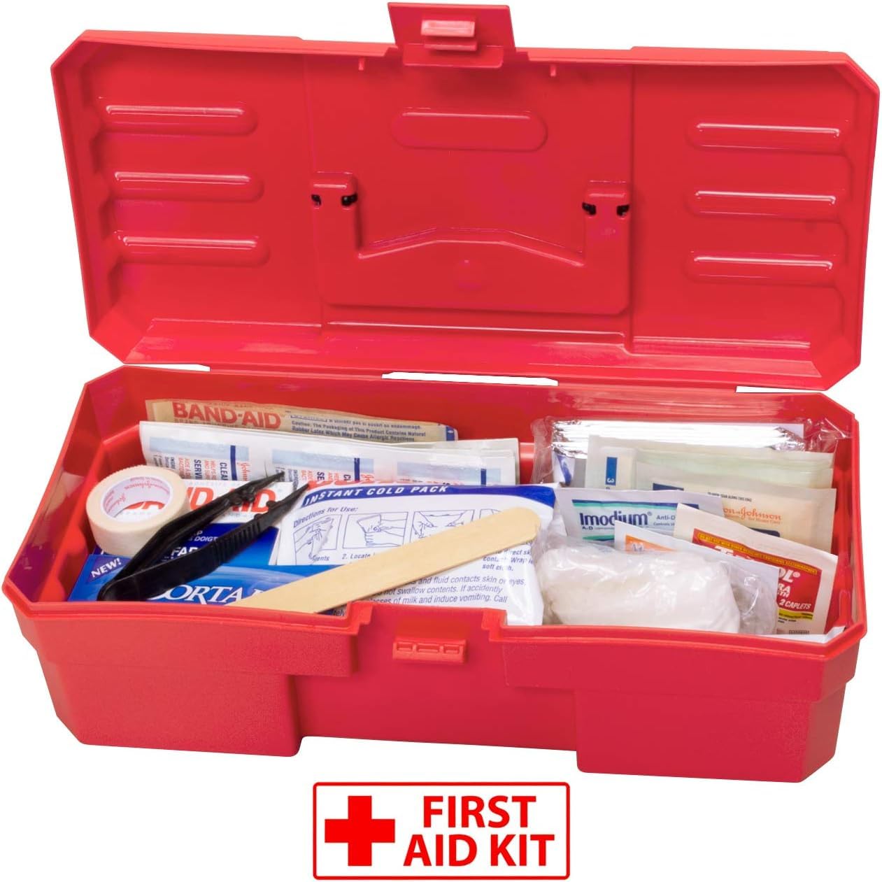 12-Inch ProBox Plastic Toolbox for Tools, Hobby or Craft StoraToolbox, Model 09912, (12-Inch x 5-1/2-Inch x 4-Inch), Red