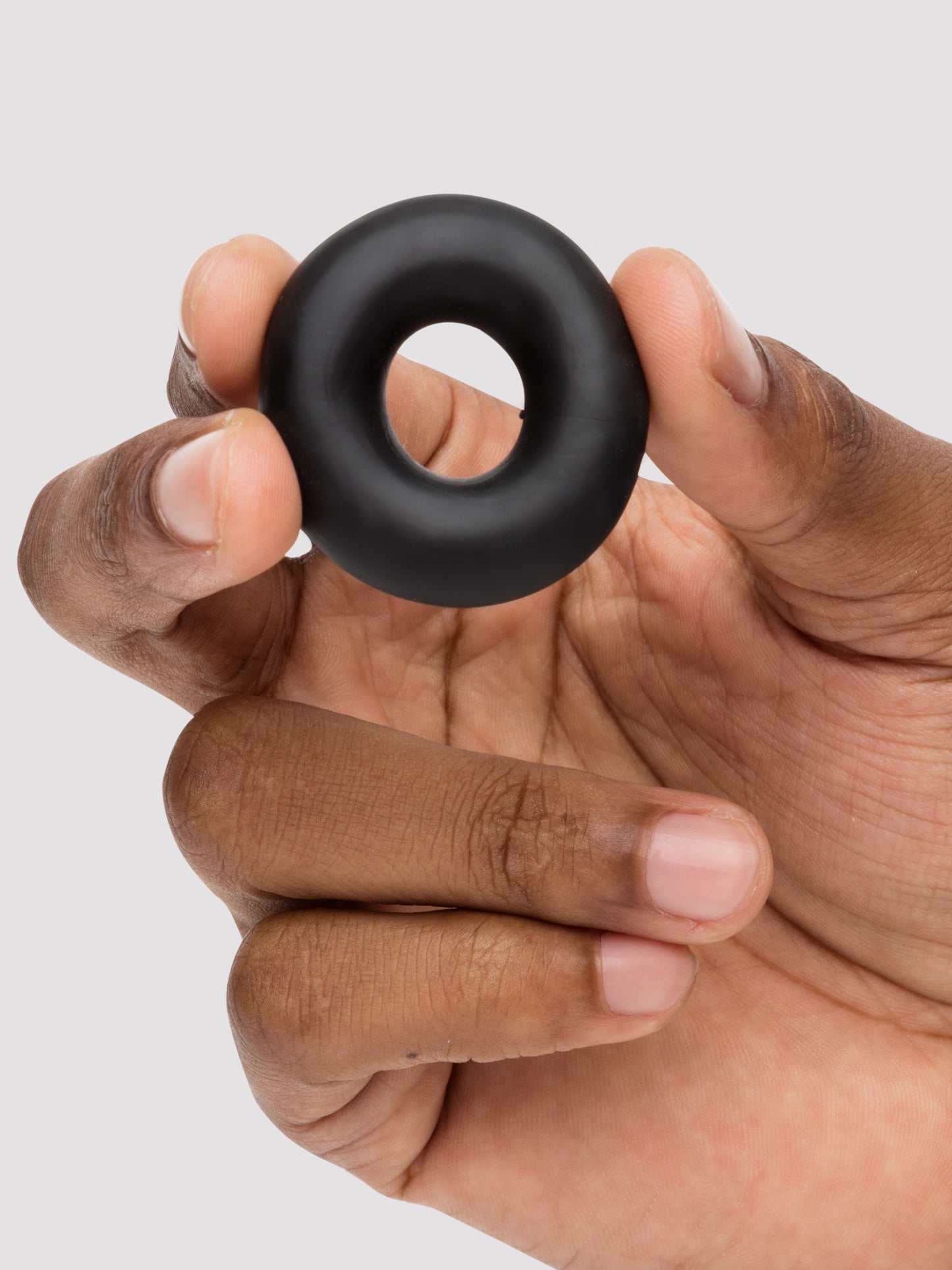 BASICS Comfort Stretchy Cock Ring, Black | Black