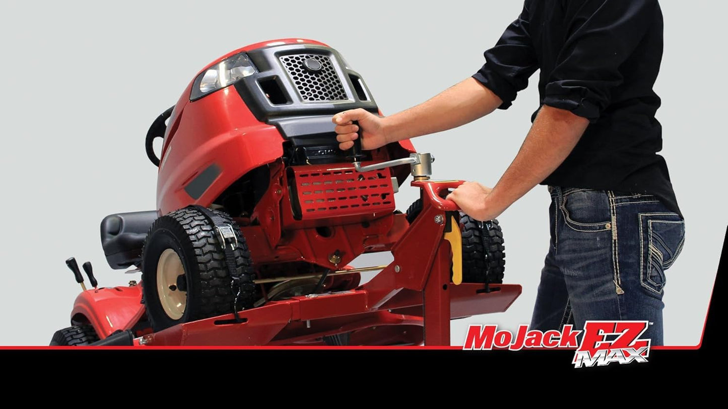 EZ MAX 45001 Residential Riding Lawn Mower Lift - 450 Pound Lift Capacity, Zero Turn Radius Mowers, for Safe &amp; Efficient Maintenance