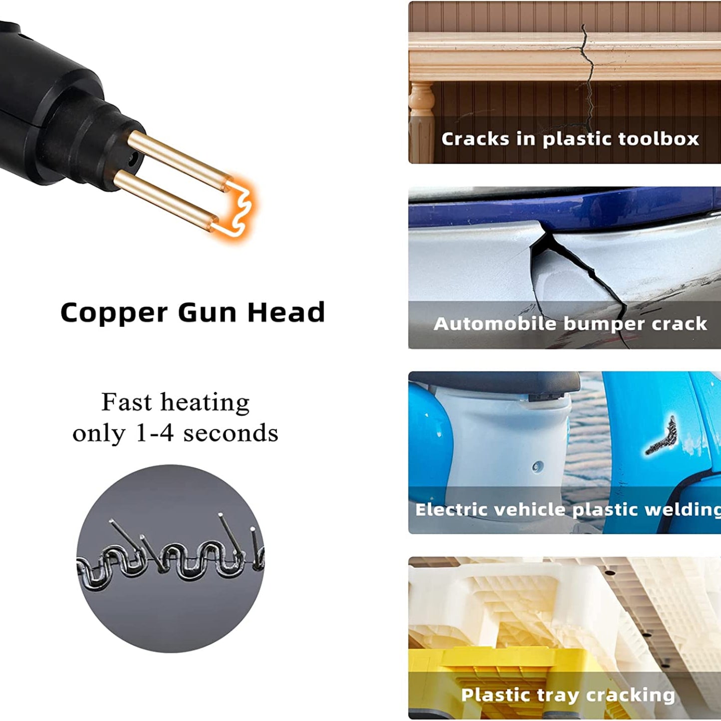 70W Hot Stapler Plastic Welding Machine Plastic Bumper Soldering Iron GaraTools Car Bumpers Repair Kits PVC Welder Gun