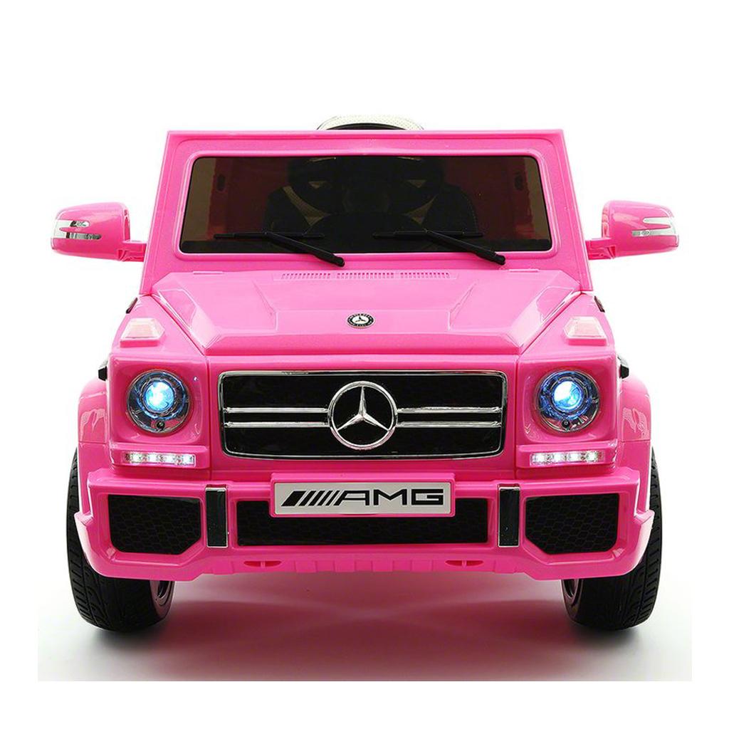 2023 LICENSED MERCEDES G65 AMG ELECTRIC KIDS RIDE-ON CAR, MP3 PLAYER, AUX INPUT, EVA FOAM RUBBER TIRES, PU LEATHER SEAT WITH 5 POINT SAFETY HARNESS, 12V BATTERY, PARENTAL REMOTE | PINK