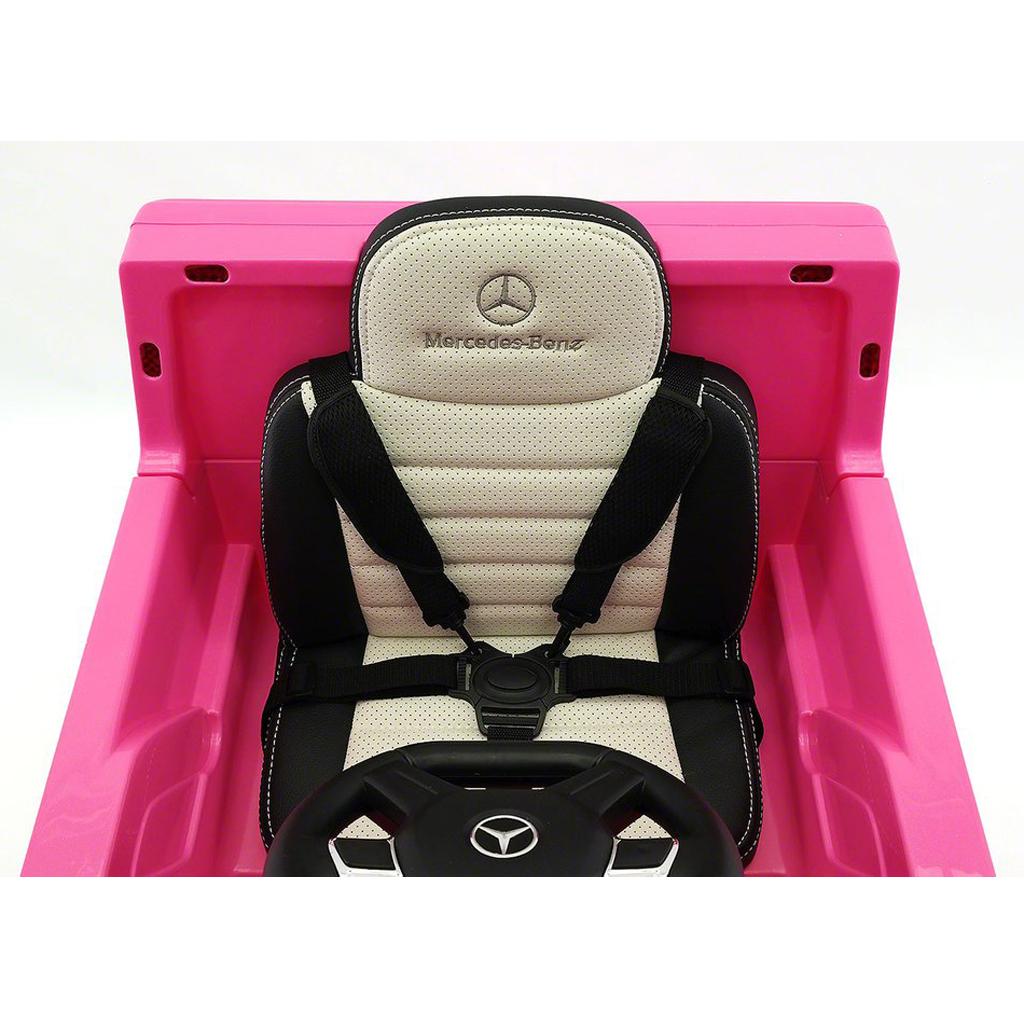2023 LICENSED MERCEDES G65 AMG ELECTRIC KIDS RIDE-ON CAR, MP3 PLAYER, AUX INPUT, EVA FOAM RUBBER TIRES, PU LEATHER SEAT WITH 5 POINT SAFETY HARNESS, 12V BATTERY, PARENTAL REMOTE | PINK